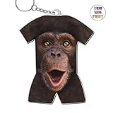 Custom Keychain Happy Chimp Keyring World Cup Polo