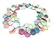 NAVA CHIANGMAI 100 pcs Daisy Mulberry Paper Flower Petals Artificial Craft Scrapbooking Embellishment,Wedding Supply Accessory DIY,Assorted Color Petal Flower (Sweet Color)