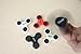 Black Tri-Spinner Fidgets Toy Plastic EDC Sensory Fidget Spinner For Autism and ADHD Kids/Adult Funny Anti Stress Toys
