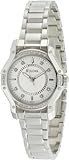 Bulova Women's 96R137 Silver Case Diamond White Dial Watch