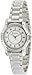 Bulova Women's 96R137 Silver Case Diamond White Dial Watch