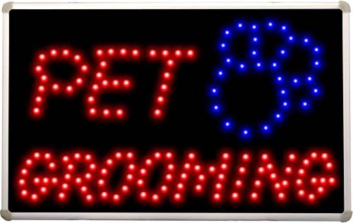 led011 Pet Grooming Dog Shop LED Neon Light Sign