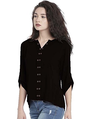 leriya fashion women's diamond crepe western top (lf-w1092)