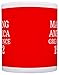 75th Birthday Gifts Making America Great Since 1950 Funny 75th Birthday Party Supplies 75th Birthday Gag Gift 11oz 11oz Ceramic Coffee Mug with Handle Red