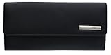 Kenneth Cole Reaction Women's Saffiano Tri Me A River Wallet (Black)