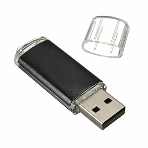 MChoice 4GB USB 2.0 Metal Flash Memory Stick Storage Thumb U Disk (Black)