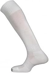 Mitre Mercury Plain Football Socks White Senior UK 7-12 Cushion Foot view 2