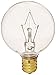 Bulbrite 40G12CL 40W G12 Globe 130V Light Bulb, Clear