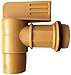 LUMAX LX-1726 ¾ Barrel Faucet with 2” Male Drum Adaptor for Dispensing Non-Corrosive Fluids, Lightweight Oils, Mild Chemicals, Most Water-Based Fluids and Cleaning Solutions.