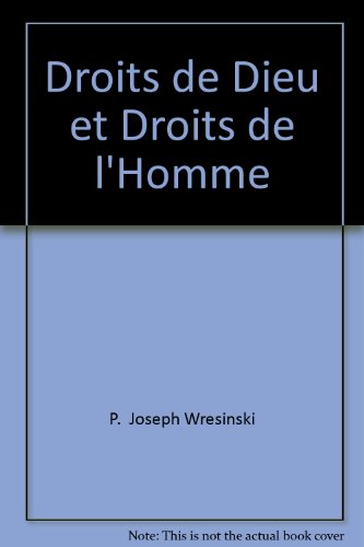 Droits de Dieu et droits de l'homme