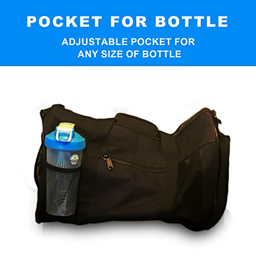 Longevity Gear Duffle Mesh Bags With Bottle Pocket, Breathable Duffel