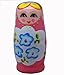 Pink Set of 5 Cutie Nesting Dolls Matryoshka Madness Russian Doll by LittleTiger