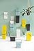 Brabantia Sort & Go Kitchen Recycling Can (4.2 Gal / Gray) Stackable Waste Organiser with Handle & Removable Lid, Wall/Cupboard Mounting