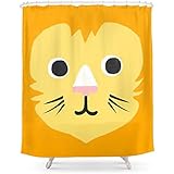 Society6 Lion Shower Curtain 71" by 74"