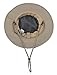Home Prefer Unisex UPF50+ UV Protection Sun Hat with Neck Flap Wide Brim Fishing Hat for Mens Womens Outdoor Gray Brim