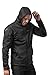 ALPINESTARS Men's Modern Fit Stretch Removable Hood Bunjie Adjusters Tech Bonded Micro Fleece, Stratified Black, L