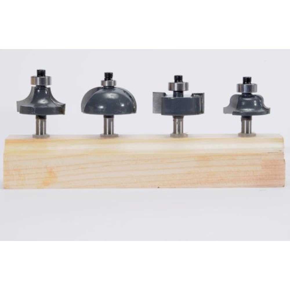 6077 Woodworking 1/4Inch Shank Carbidetipped Router Bit Set, 15Piece