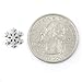 Stainless Steel Snow Flake Post Stud Earrings For Women Girls Gold Silver 10mm
