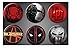 Marvel Superhero Magnets Ant-Man DareDevil Punisher Black Panther Deadpool Dr. Strange Fridge Board 1