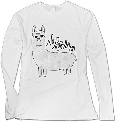 Pipiku No Prob-Llama Women's Long Sleeve T-Shirt S White