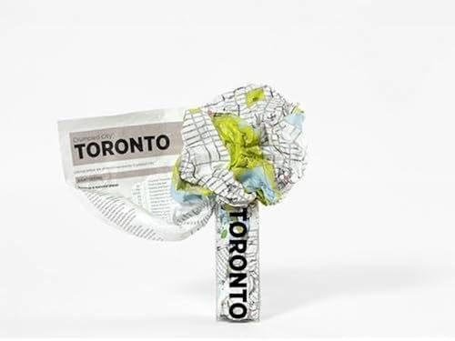 Download Toronto Crumpled City Map PDF