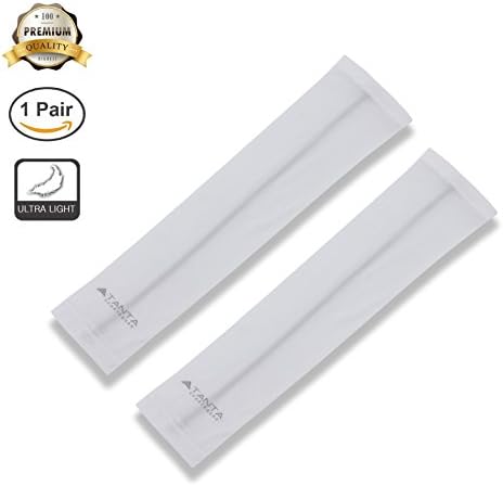 2 Pair Anti Pollution Dust Arm Sleeves UV Protection Cooling Arm Sleeves - Sun Sleeves for Men & Women, Perfect for Cycling, Driving, Running, Basketball, Football & Outdoor Activities