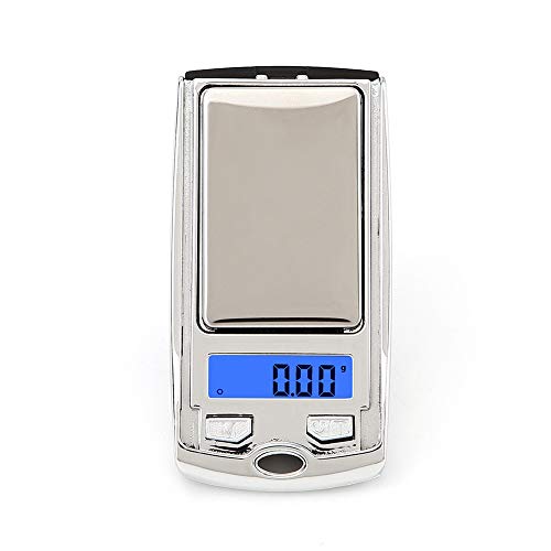 Businda Digital Mini Kitchen Scale, Multifunction Waterproof Food Scale High Accuracy Jewelry Scale with LCD Display Jewelry Gold Herb Balance Weight