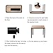 Need Small Computer Desk Writing Desk 39 3/8'' L Study Desk for Small Space Sturdy and Heavy Duty Home Office Desk for Dormitory/Meeting Room AC3BB100