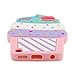 iPod Touch 6 Case, iPod Touch 5 Case, 3D Cute Cartoon Cherry Cupcakes Ice Cream Shaped Soft Rubber Silicone Shockproof Case Protector Skin Cover for iPod Touch 6th / 5th Generation (Pink)