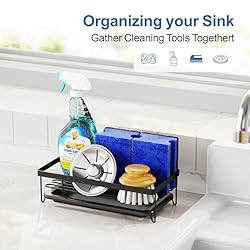 GSlife 2 in Set of Dish Drying Rack and Sink Caddy