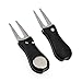 Honbay Golf Divot Repair Tool Set, Golf Brush and Groove Cleaner with Retractable Clip