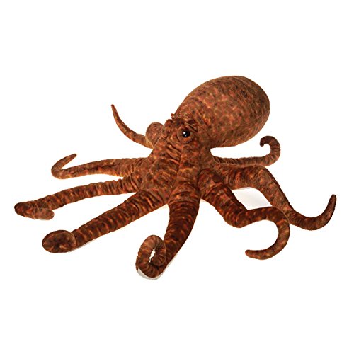 Fiesta Toys Giant Brown Octopus Squid Plush Stuffed Animal Toy 33