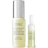 DHC Olive Virgin Oil and Olive Virgin Oil Mini, Facial Moisturizer, Hydrating, Nourishing, Lightweight, Fragrance and Colorant Free, All Skin Types, 1 fl. oz. and 0.16 fl. oz.