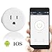 Knaclean Smart WiFi Plug Socket, Mini Smart WiFi Outlet Works with Alexa Support 2.4GHz Wifi Networks & Remote Control Anywhere