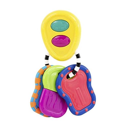 Sassy Electronic Keys | Developmental Toy for Early Learning Promotes Imaginative Play | for Ages 3 Months and Up