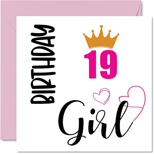 19th Birthday Card for Women, Birthday Girl
