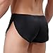 Banana Bucket Men's Split Side Sexy Breathable Boxer Underwear Black