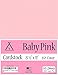 Clear Path Paper - Baby Pink Cardstock - 8.5 x 11 inch - 65Lb Cover - 50 Sheets