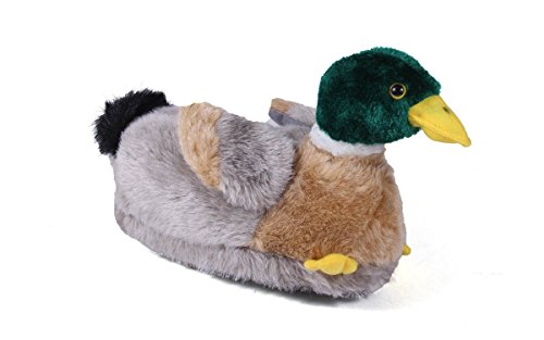 9034-3 - Mallard - Large - Happy Feet Animal Slippers