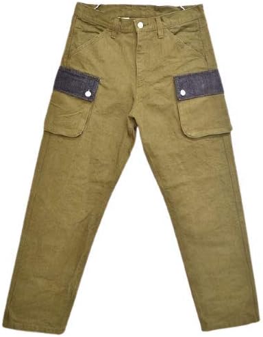 Amazon 児島ジーンズ Kojima Genes Rnb 1275 ユーティリティーカーゴパンツ カーキ色 ボトムス 36 ジーンズ 通販