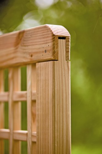 Lamellenzaun Indiana B180 x H180 cm aus Douglasie – Bild 5