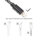MRNKI A-21207 iPhone Charger, 3Pack 3FT 6FT 10FT USB to Lightning Cable for iPhone, iPad, iPod Series - Graphite