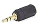 Monoprice 107125 3.5mm Stereo Plug to 2.5mm Mono Jack Adaptor, Gold Plated