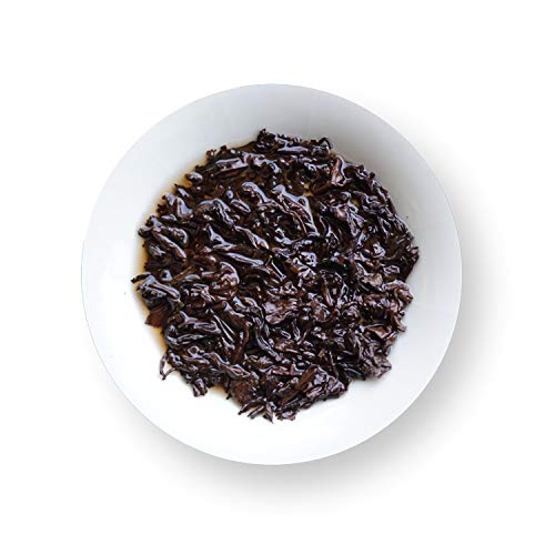 Pu-erh Brick Tee Yunnan China Authentischer Jiugongge Pu'er ripe cake tea 405 Gramm – Bild 5