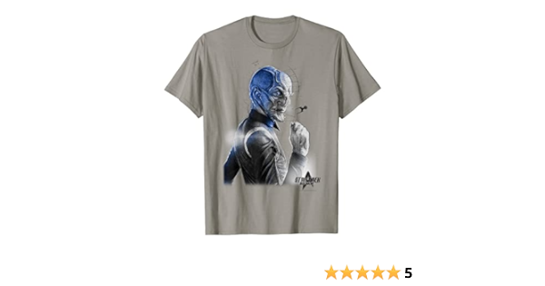 Amazon Com Star Trek Discovery Saru Sketch Schematic T Shirt Clothing Shoes Jewelry