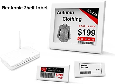 Arkscan ESL105 Electronic Shelf Label System for supermarket, grocery, liquor, pharmacy, fashion & any store