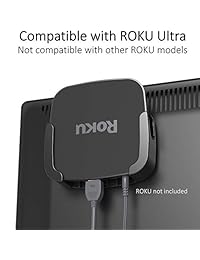 Nueva reliamount Mount (compatible con Roku Roku Premiere, Premiere +, y ultra)