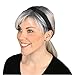 BaniBands Headbands for Women - Non Slip Adjustable Sports Head Bands - Made in USA - Perfect Headband for Active Women Stays in Place During Workout, Running, Yoga and More - Black
