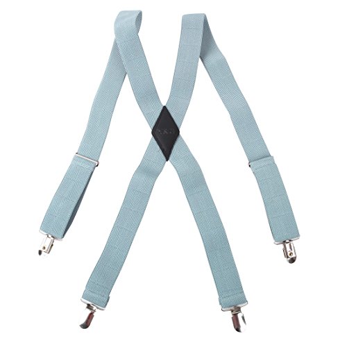 Y&G Men's Suspenders Clip-end Brace X-back