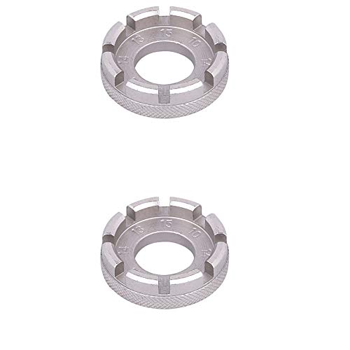 Beautyer Bike 8 Way Spoke Wrench Spoke Nipple Key Wheel Rim Wrench Spanner Repair Tool Cycling Pocket Tools 1PC